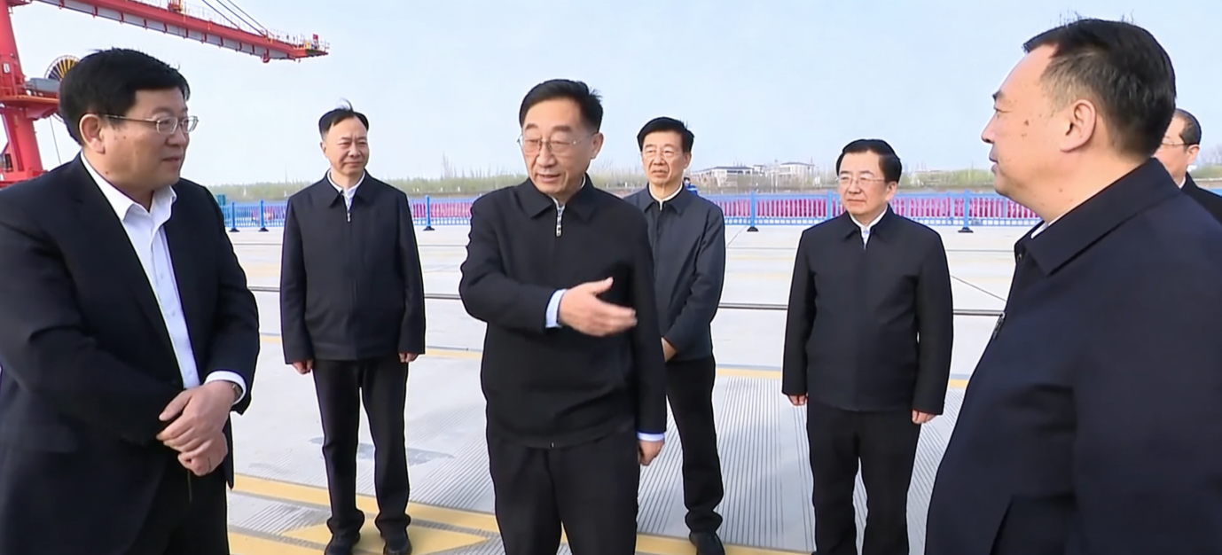 周口临港开发区刘宁书记调研1