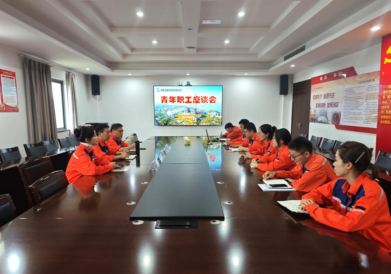 图3：青年职工座谈会畅谈安全与发展  何恒鑫 摄