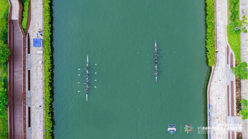 X9联盟第五届赛艇联赛大沙河站开赛,国内外高校赛艇队聚深竞技1431